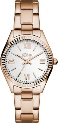 Produktbild von s.Oliver Damen Uhr Armbanduhr SO-3084-MQ goldfarben