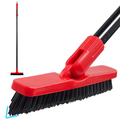 Immagine prodotto di Spazzola per la pulizia delle piastrelle con manico lungo da 132 cm, ideale per la pulizia di bagni e cucine