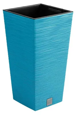 Immagine prodotto di Vaso da fiori blu scandinavo con inserto quadrato Furu Dfsh200-5415C