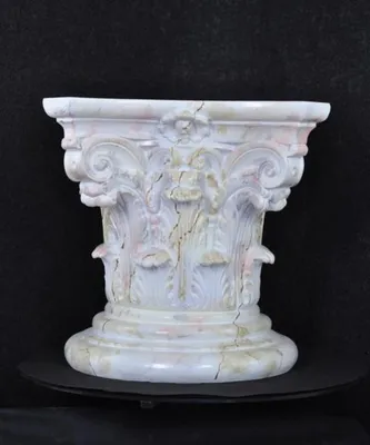 Produktbild von Medusa Säule Römische Säulen Marmor Skulptur Figur Deko Dekoration Ständer 1027