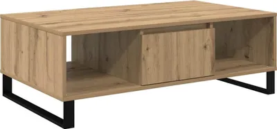 Immagine prodotto di vidaXL Tavolino in rovere artigianale 104 x 60 x 35 cm Materiale a base di legno