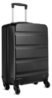 Produktbild von KONO Handgepäck Trolley 55x38x20cm Leichter Koffer Rollkoffer Schwarz – Größe Handgepäckkoffer