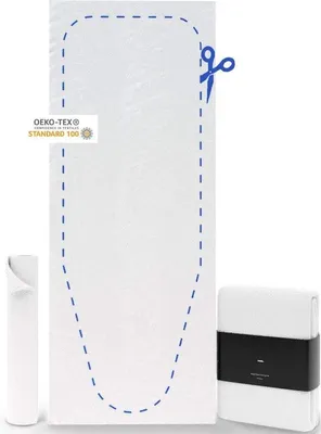 Produktbild von Famanu Bügelbrettbezug 140 x 55 cm - XXL Bügelunterlage aus 100% Filz