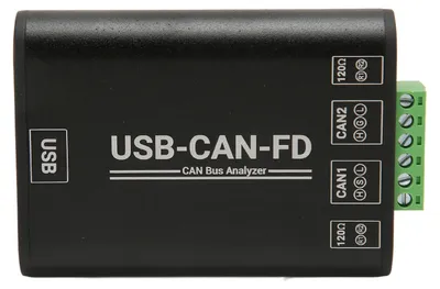Zdjęcie produktu dla Przemysłowy adapter USB–CAN FD, konwerter interfejsu komunikacyjnego magistrali CAN FD, analizator danych protokołu CAN FD