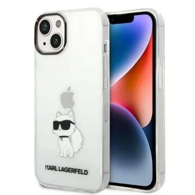 Zdjęcie produktu dla Karl Lagerfeld Klhcp14Mhnchtct Iphone 14 Plus 6,7 Transparent Hardcase Ikonik Choupette