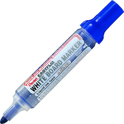 Obrázok produktu pre Popisovač na biele tabule "Easyflo", modrý, 6 mm, zúžený hrot, PENTEL MW50M-C