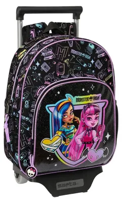 Zdjęcie produktu dla Tornister Monster High czarny 28 x 34 x 10 cm