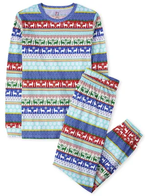 Obrázok produktu pre Detský pyžamový set pre dieťa (unisex), vhodný pre celú rodinu, s priliehavým strihom