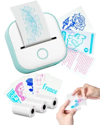 Obrázok produktu pre Prenosná tlačiareň na fotografie – bez atramentu, termálna technológia – mini formát – pre telefóny a tablety