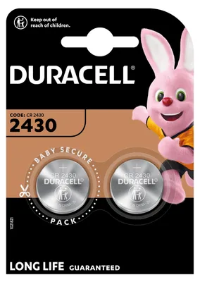 Immagine prodotto di DURACELL 152090 Batteria al litio, a bottone, CR2430, 3V
