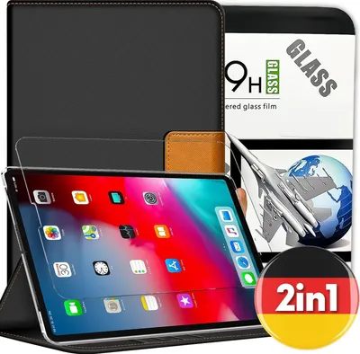 Image de Tablet Housse de protection pour Samsung Galaxy Tab A7 Lite 8.7 T220 étui à rabat Slim Etui Cover Case mince 9H verre de protection