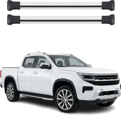 Produktbild von Dachträger Grundtäger für VW Amarok II 2023-2026 75kg Aluminium Silber 2tlg