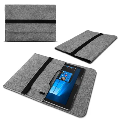 Produktbild von Schutzhülle für Samsung Galaxy Tab S11 S10 S9 S8 Ultra Filz Tasche Hülle TabletFarbe:Grau