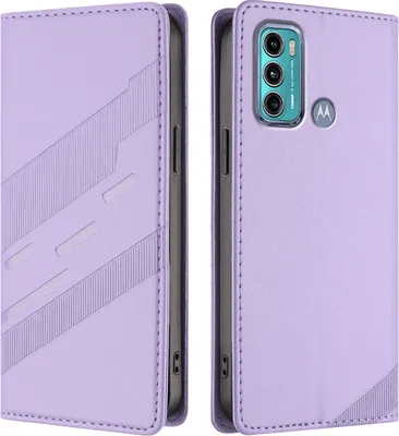 Image de Etui pour Motorola Moto G60/Moto G40 Fusion, étui portefeuille en cuirPolyuréthaneavec fente pour cartes et fonction stand Violett