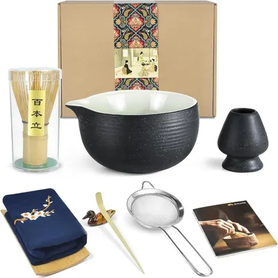 Zdjęcie produktu dla Zestaw do ceremonii parzenia herbaty matcha z miseczką Usucha KoichaMJ8