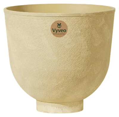 Image de Vyveo - Pot de fleurs Orb - Beige (rétro) - 35 x 32