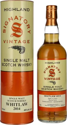Produktbild von Signatory Vintage WHITLAW 10 Years Old Single Malt Scotch Whisky 2014 46% Vol. 0,7l in Geschenkbox