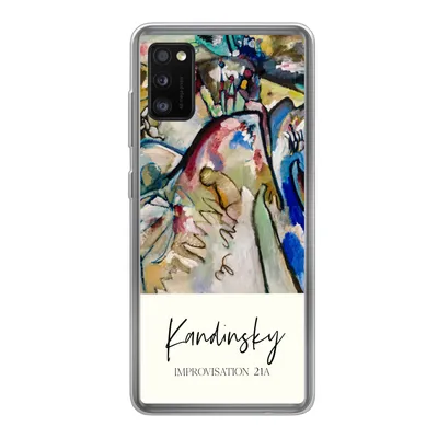 Produktbild von MuchoWow® Handyhülle Schutzhülle Hülle für Samsung Galaxy A41 Improvisation 21A - Kandinsky - Alte Meister Silikon Softcase Handy Hülle - Mobiltelefon