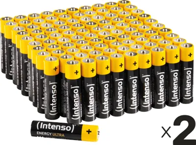 Produktbild von INTENSO Micro-Batterie-Set Energy Ultra, AAA LR03, Alkaline, 200 Stück