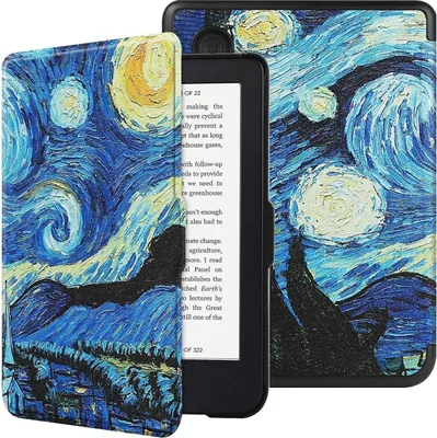 Immagine prodotto di HGWALP Copertina sottile per eReader Tolino Shine e Kobo Clara, Premium Cover-Star Sky