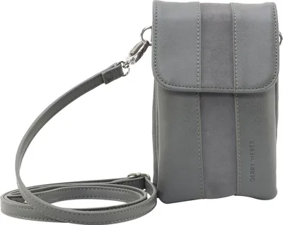 Productafbeelding van GERRY WEBER telefoontasje Soft Mix Phonecase LVF Grey donkergrijs