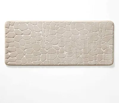 Obrázek produktu pro Podlouhlá koupelnová předložka s reliéfním vzorem, 50 x 120 cm