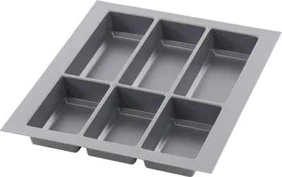 Immagine prodotto di Agoform portaposate Classico accorciabile 490x390x50,5 mm, plastica grigio ardesia
