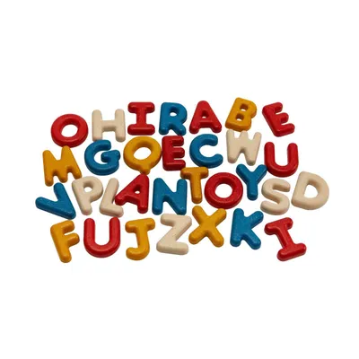 Produktbild von PlanToys Holzspielzeug Großbuchstaben Alphabet