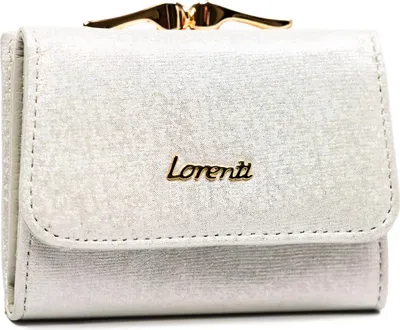 Zdjęcie produktu dla Lorenti Damska torebka skórzana Vigilli srebrny Jeden rozmiar