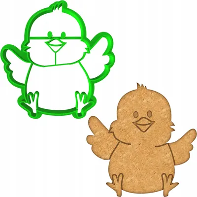 Produktbild von Cookie Monster Küken Plätzchenausstecher für Ostern 8cm