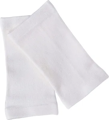 Produktbild von Uni-Ellenbogenschützer für den Winter, hält den Arm warm, schützt vor Rheuma, Ellenbogenstütze, dick gestrickt, hohe Elastizität, rutschfest, für den Alltag, Outdoor-Ellenbogenbandage, sportlicher Ellenbogenschutz, Weiß, L