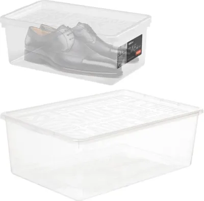 Produktbild von Schuhkarton 9,5L Kasten Mit Deckel Haushaltsorganisator Für Schuhe
