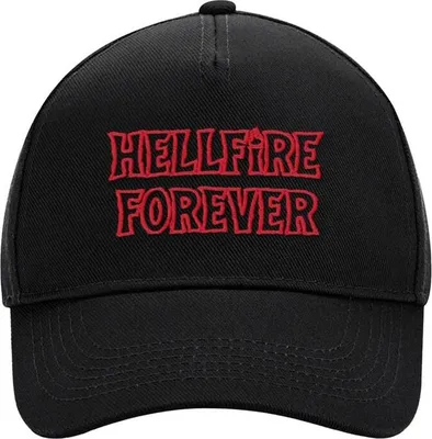 Produktbild von Stranger Things Cap Uni Season 5 - Hellfire Forever schwarz Standard