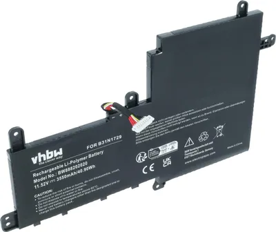 Produktbild von vhbw Akku kompatibel mit Asus VivoBook S5300UN, P1502FF, S5300FF, K530FF, S530FF, S530UA S15 S530UA-BQ019T Notebook (3550 mAh, 11,52 V, Li-Ion)