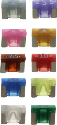 Productafbeelding van Restagraf - Assortiment laagprofiel miniatuur zekeringen - Stroomkringbescherming van
