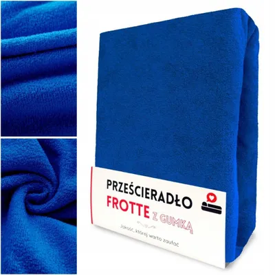 Produktbild von Łóżkoholicy Spannbettlaken Frottee 70x140 cm Blau für Kinder