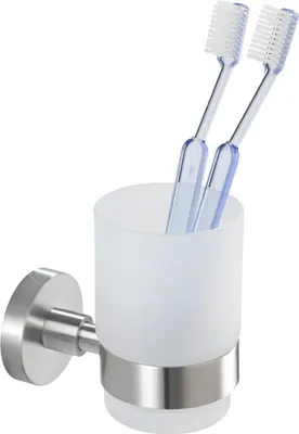 Obrázok produktu pre WENKO Hrnček na zubnú kefku Držiak na kefku Hygienické doplnky do kúpeľne Uno BOSIO