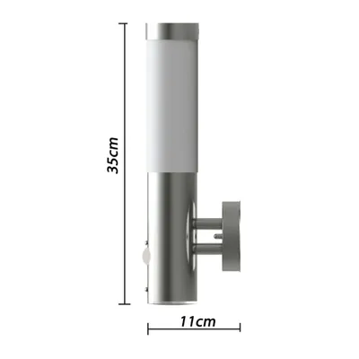 Immagine prodotto di Applique da esterno con rilevatore di movimento in acciaio inox