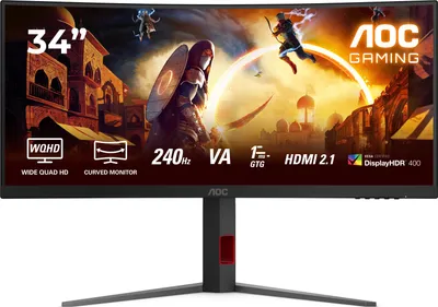 AOC Gaming CU34G4Z - LED-Monitor - Gaming - gebogen - 86.4 cm (34")