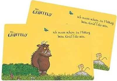 Produktbild von Der Grüffelo Kinderbesteck Kindergeschirr Lunchbox Becher Teller Tasse Besteck Brotdose Platzset Brettchen (Grüffelo Platzset)