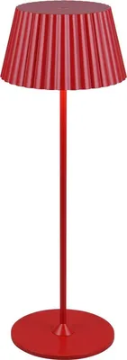 Immagine prodotto di Lampada da tavolo a LED SUAREZ rossa 2 W, bianco caldo 200 lm, metallo, dimensioni: 38 x 13,5 x 13,5 cm, IP44, RL