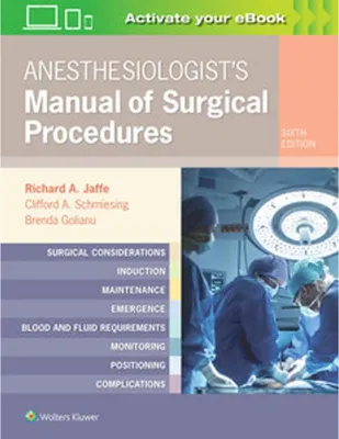 Obrázek produktu pro Anesthesiologist's Manual of Surgical Procedures