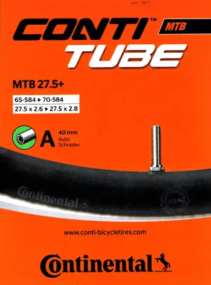Produktbild von Continental MTB 27,5+ AV Schlauch Schrader Ventil 40 mm Plus Fahrrad MTB