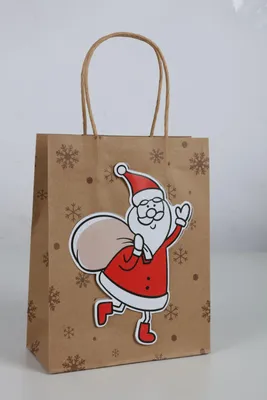 Image de 24 pièces de Noël Sacs cadeaux 18x8x23cm Set d'emballage sac