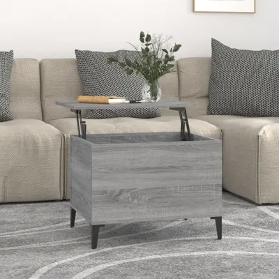 Produktbild von vidaXL Couchtisch Grau Sonoma 60x44,5x45 cm Holzwerkstoff - Couchtisch - Couchtische - Beistelltisch - Sofatisch
