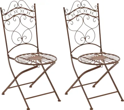 Produktbild von 2er Set StühleHLO-CP127 antik braun