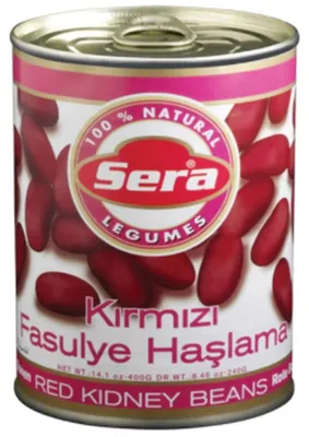 Produktbild von Sera Rote Kidneybohnen – Verzehrfertig gekochte rote Bohnen 400g