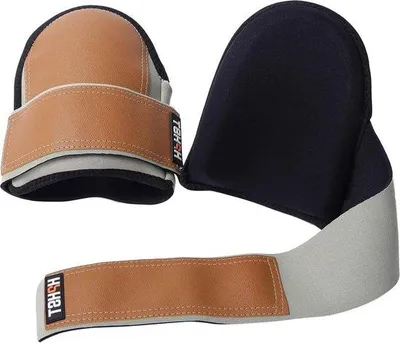 Produktbild von Famanu Kniepolster - Antislip Leder mit EVA-Polsterung - Für Bau und Gartenarbeiten