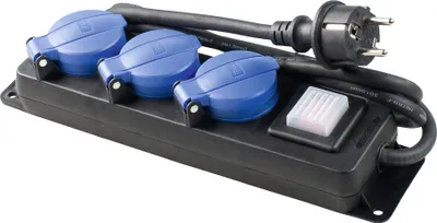 Immagine prodotto di AS Schwabe 38630 Presa multipla con interruttore contatto di terra nero 1 pz