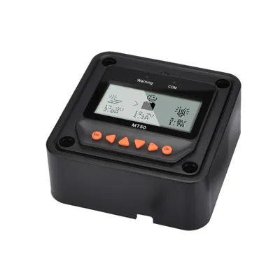 Imagen del producto de MT-50, Medidor remoto MT-50, Pantalla LCD. Medidor remoto para controlador solar MT-50, Medidor remoto para controlador solar MT-50